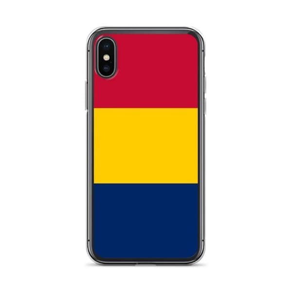 Coque Telefonflagga Tchad - iPhone XS Flerfärgad