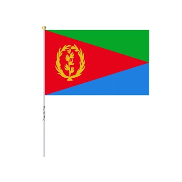 Lots Mini Flag of Eritrea i 50 stycken 20x30cm