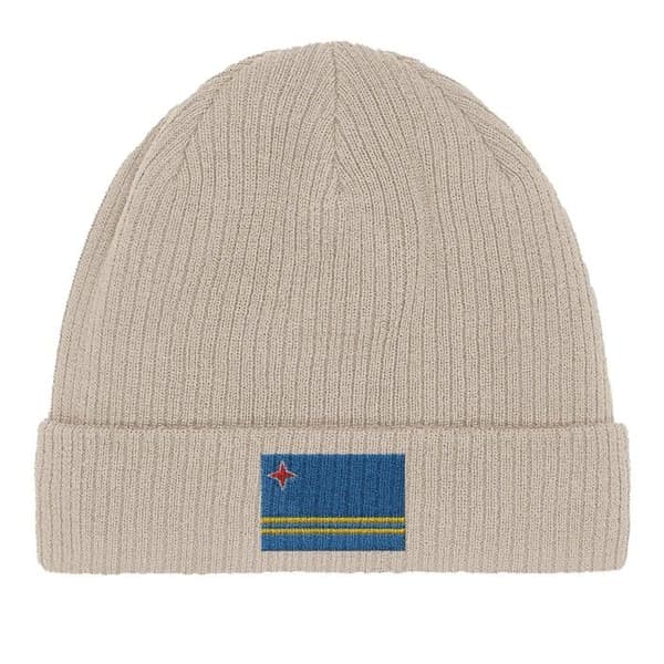 Bonnet Drapeau Aruba i Beige Beige