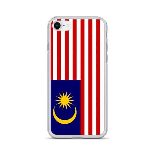 Coque iPhone - PIXELFORMA - iPhone 6S - Blød silikone - Fuld beskyttelse - Glat Malaysiska flaggan