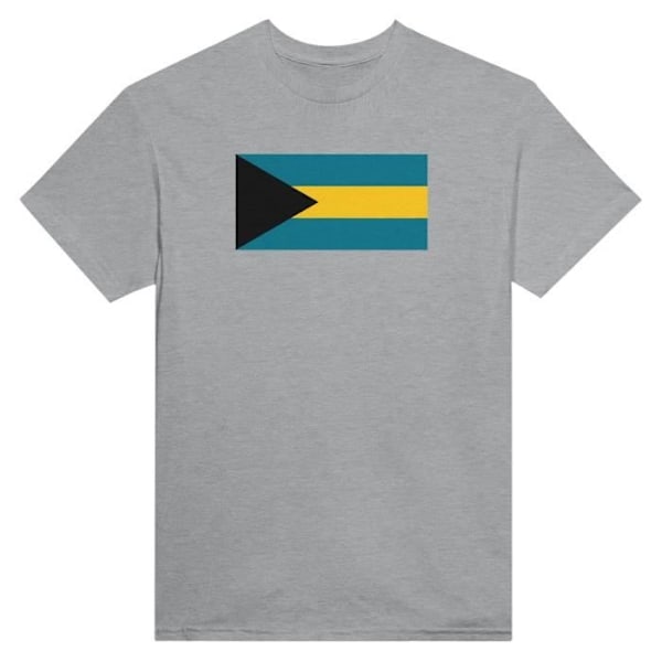 Bahamas Flag T-shirt i grå farve Grå M