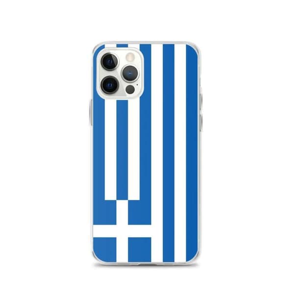 Mobilskal Greklandsflagga - iPhone 12 Pro Flerfärgad