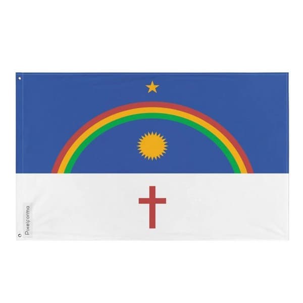 Flag - Pernambuco - 192 x 288 cm - Polyester - Double-sided print - Iron eyelets Flerfärgad