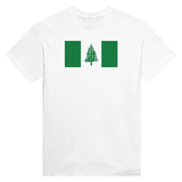 Hvid Norfolk Island Flag T-shirt Vit M