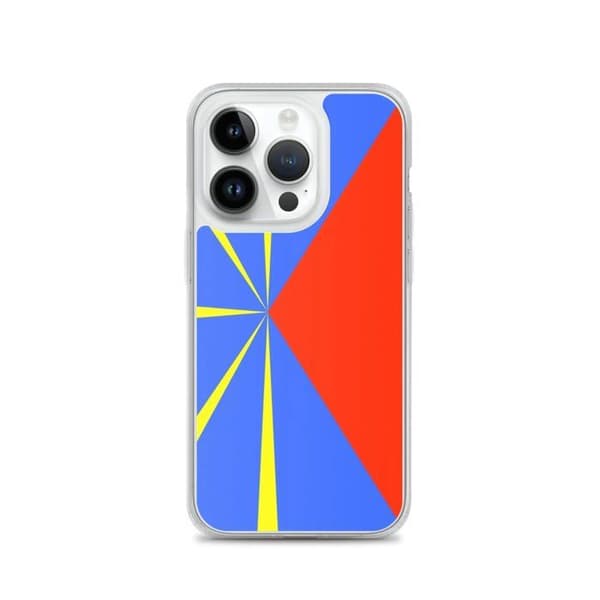 Coque Telefon Flag Réunion - iPhone 14 Pro Flerfärgad