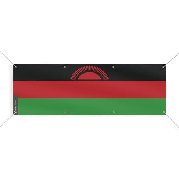 Malawin lippubanneri 8 silmukkaa 140x420 cm