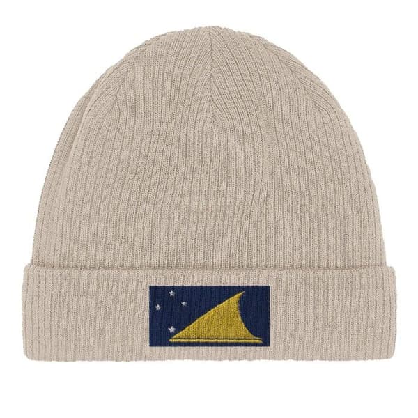 Bonnet Drapeau Tokelau Beige Beige