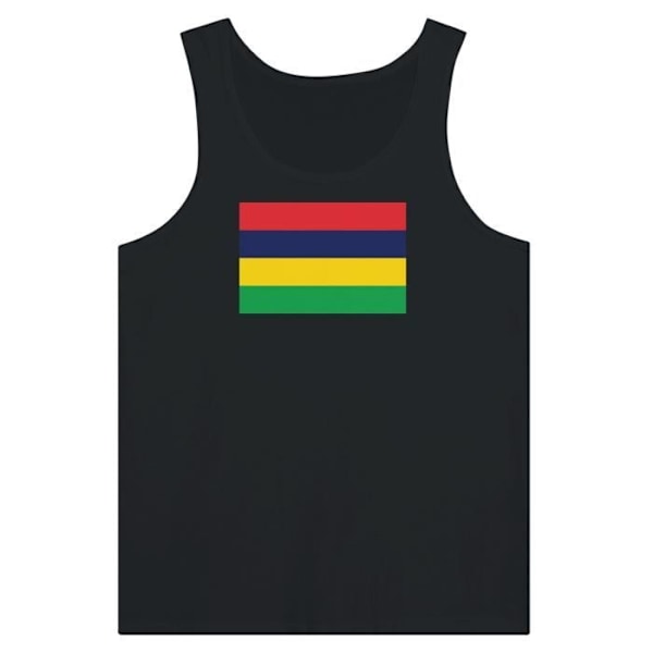 Mauritius Flag Tank Top i Sort Svart XXL