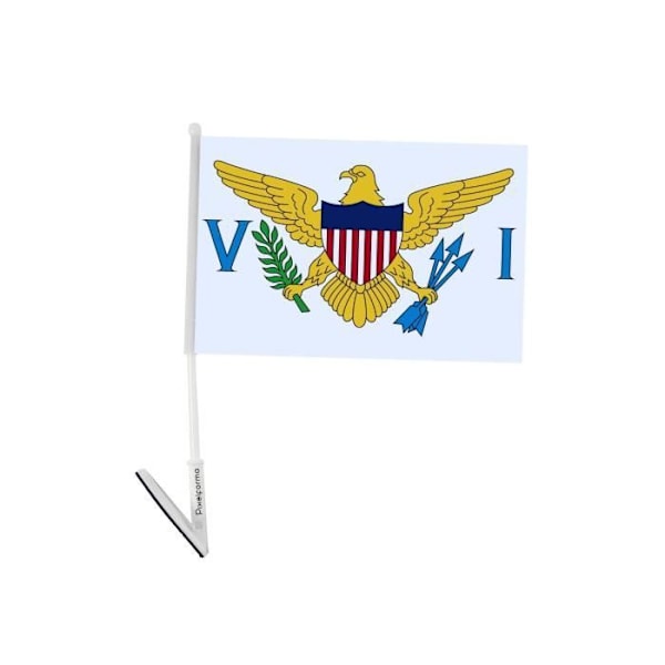 United States Virgin Islands självhäftande flagga 1st 14x21cm