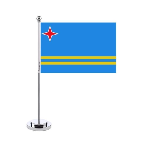 Aruba kontorflag 14x21cm i polyester