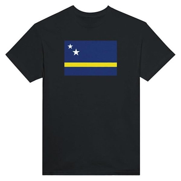 Curaçao Flag -t-paita mustana Svart XXXXXL