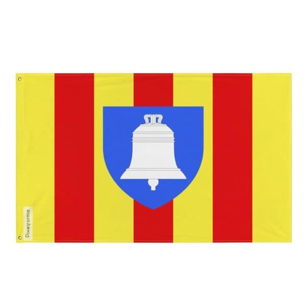 Ariège-lippu 128 x 192 cm Flerfärgad