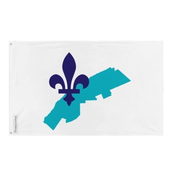 Flagga - PIXELFORMA - Bas-Saint-Laurent - Rektangulär - Polyester - 64x96cm