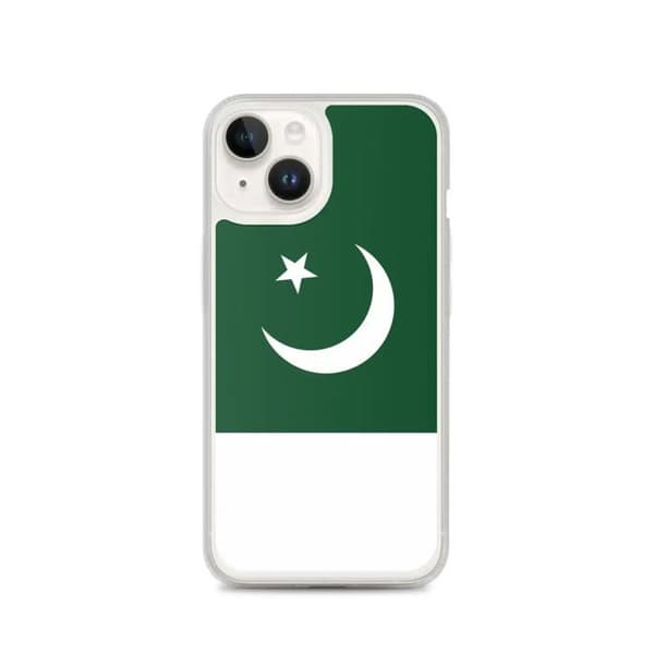 Coque - PIXELFORMA - iPhone 14 - Drapeau du Pakistan - Protection complète - Souple Grön