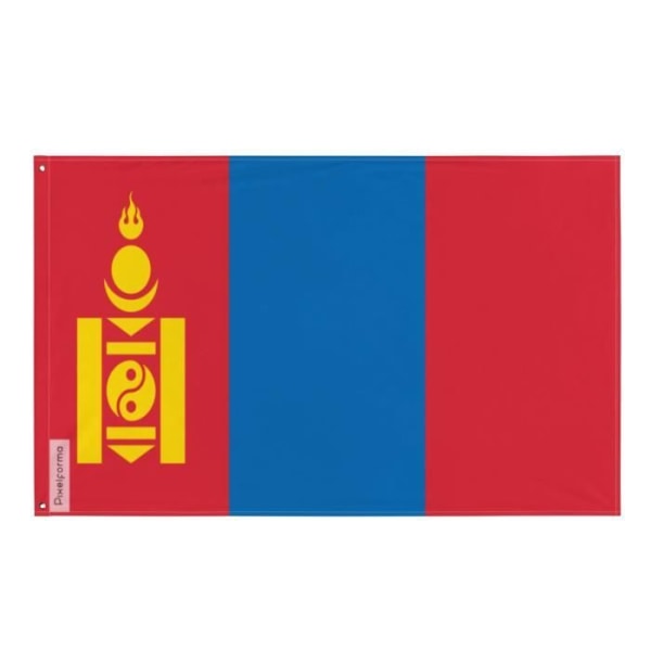 Mongoliets flag 64x96cm i polyester