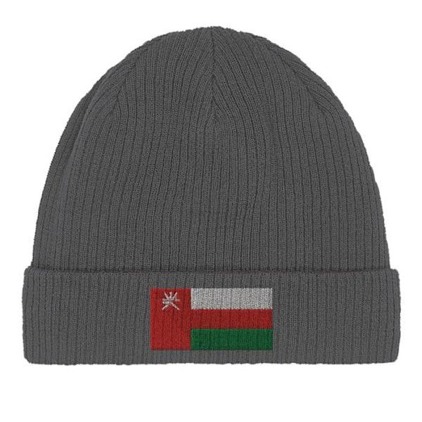 Omanin lippuhattu harmaa Grå