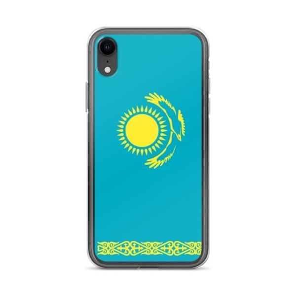 Officiellt Kazakstan flagga iPhone XR skal