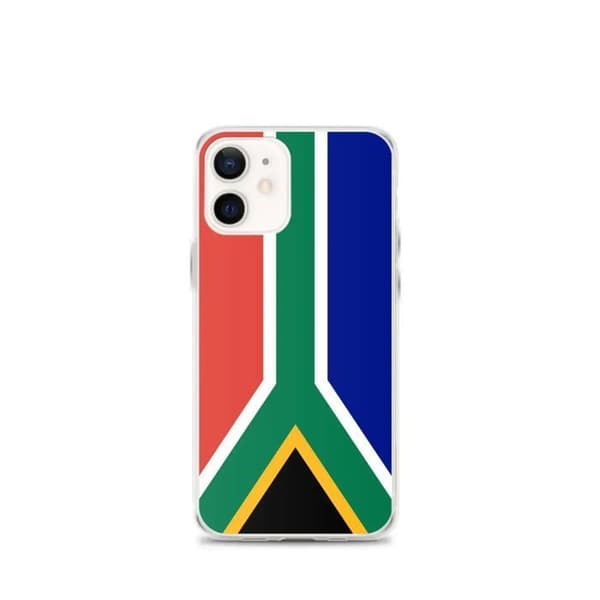 Sydafrika Flag Case til iPhone 12 mini Flerfärgad