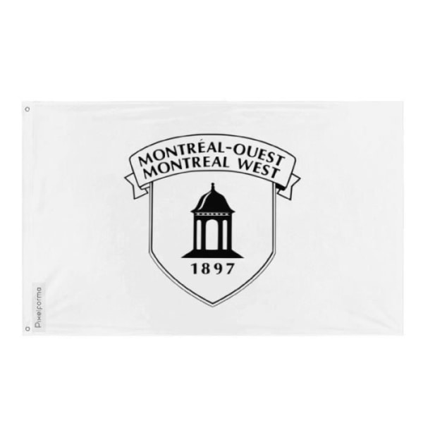 Montreal-West flagga 192x288cm i polyester