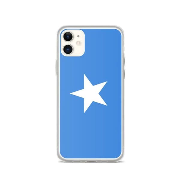 Coque - PIXELFORMA - iPhone 11 - Drapeau av Somalia - Helt skydd - Mjuk Blå