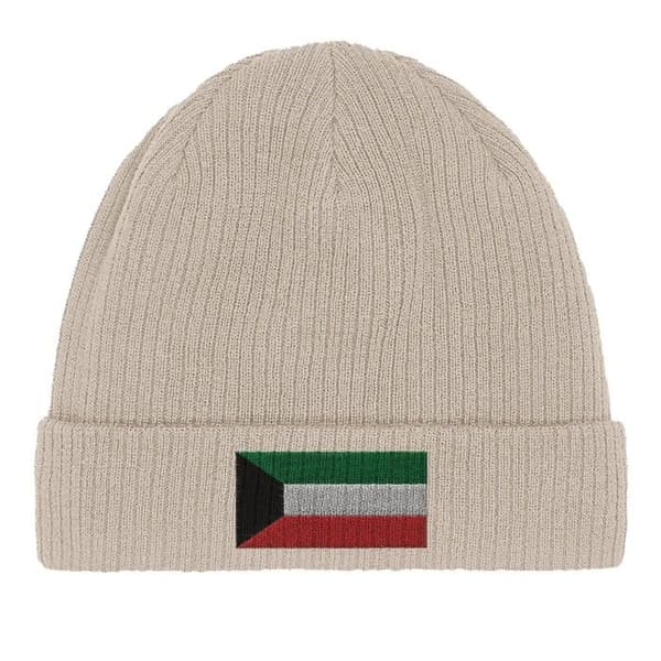 Bonnet Flag Kuwait i Beige Beige