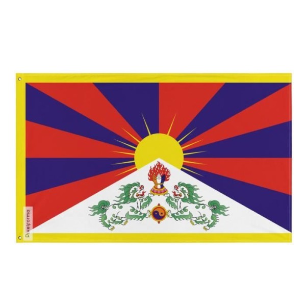 Tibetflagga 160x240cm i polyester