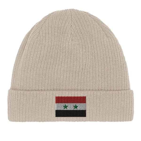 Bonnet Drapeau Syrien i Beige Beige