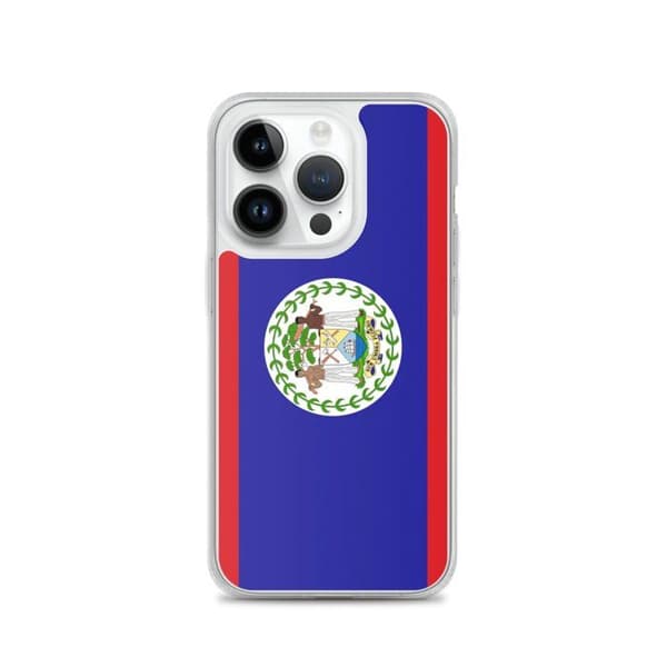 Coque Telefon Flag Belize - iPhone 14 Pro Flerfärgad