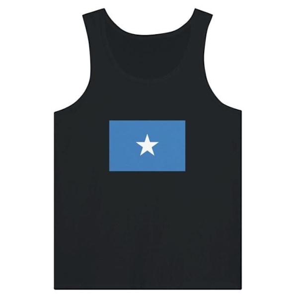 Somalia Flag Tank Top i Svart Svart M