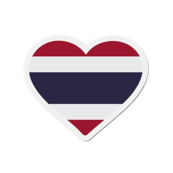 Thailand Flag Heart Magnet 50 stycken i 10cm