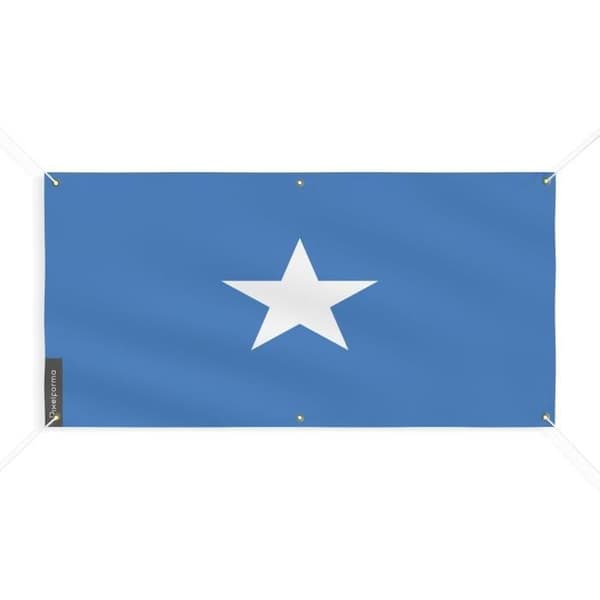 Somalian lippu 6 silmukkaa 40x80cm polyesteriä