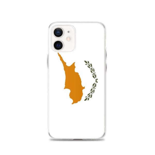 iPhone cover - PIXELFORMA - iPhone 12 - Cyperns flag - Blødt silikone - Fuld beskyttelse Cyperns flagga