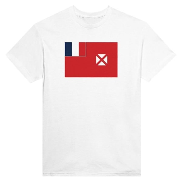 Wallis og Futuna Flag T-shirt i hvid farve Vit XXXXXL