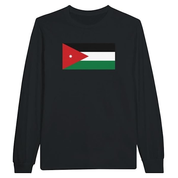 Jordan Flag pitkähihainen musta T-paita Svart S