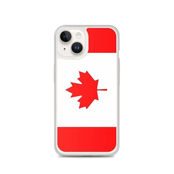 Coque Telefon Flag Canada - iPhone 14 Flerfärgad