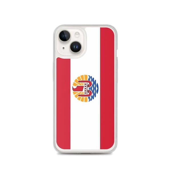 Mobilskal Flagga Franska Polynesien - iPhone 14 Flerfärgad