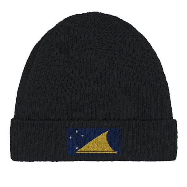 Bonnet Drapeau Tokelau i Sort Svart