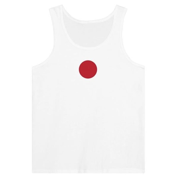 Japan Flag Tank Top i hvid Vit jag