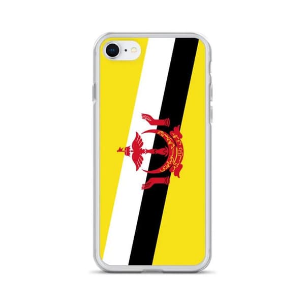 iPhone Case - Brunei - Flag - Flexible - Multicolor - Vertikal Model Flerfärgad