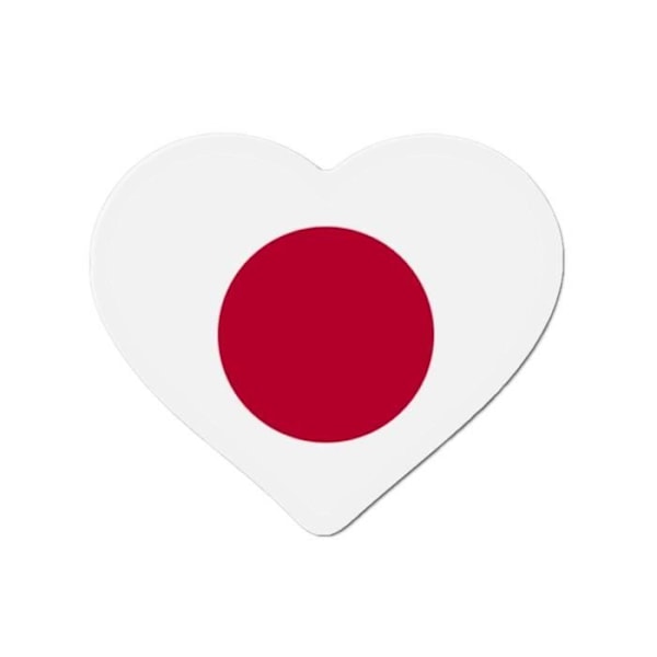 Japan Flag Heart Magnet 50 stycken i 10cm