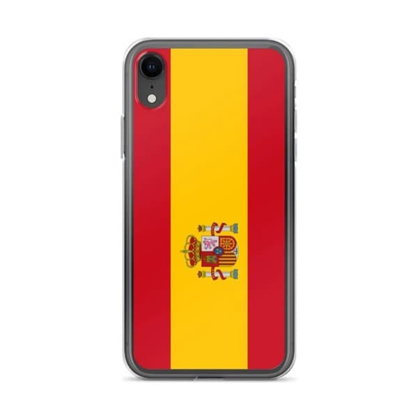 Coque Telefon Flag Spanien - iPhone XR Flerfärgad
