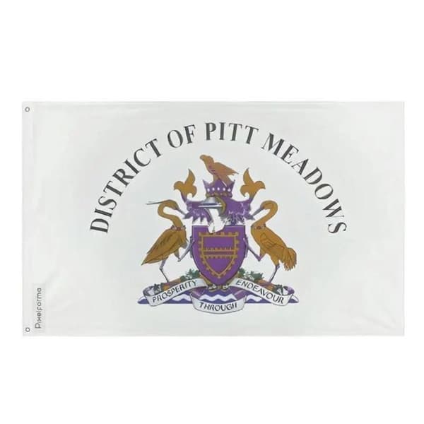 Drapeau Pitt Meadows 128 x 192 cm Flerfärgad