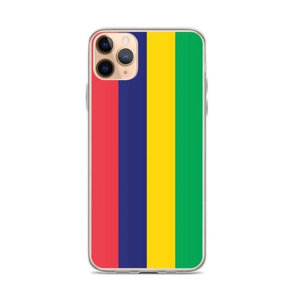 Mobilskal Flagga Mauritius - iPhone 11 Pro Max Flerfärgad