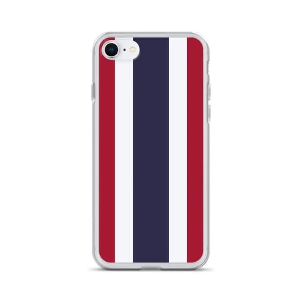 Thaimaa lippu puhelin kuori - iPhone 8 Flerfärgad