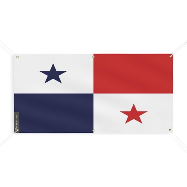 Banner Flag of Panama 6 Øjer 140x280cm i polyester