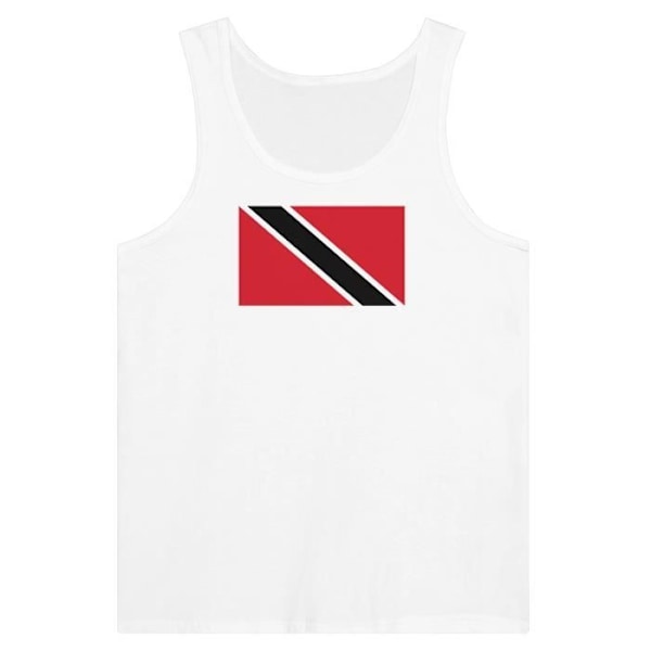 Trinidad and Tobago Flag Tank Top valkoinen Vit jag