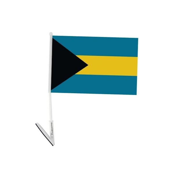 Klæbende flag Bahamas 10 stykker 14x21cm