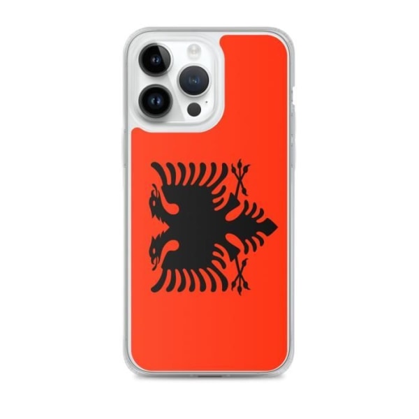 Albanian lippu iPhone 14 Pro Max -kotelo