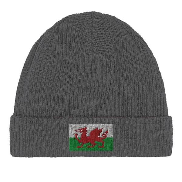 Bonnet Drapeau landet Wales i Grå Grå