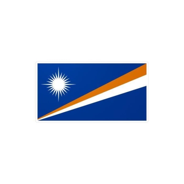 Marshallöarnas flagga 4,0x6,0cm i 1000 bitar